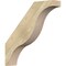 Ekena Millwork 6"W x 32"D x 32"H Funston Rough Sawn Knee Brace, Douglas Fir BRC06X32X32FST00RDF - alternate 1